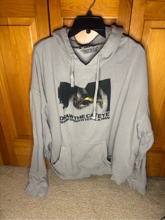 Taylor Swift Tops - Taylor Swift Midnights Light Gray Hoodie with Black Text